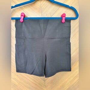 Athleta Dark Gray Stash Shorts